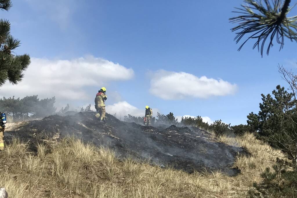 Stuk natuurgebied getroffen door brand