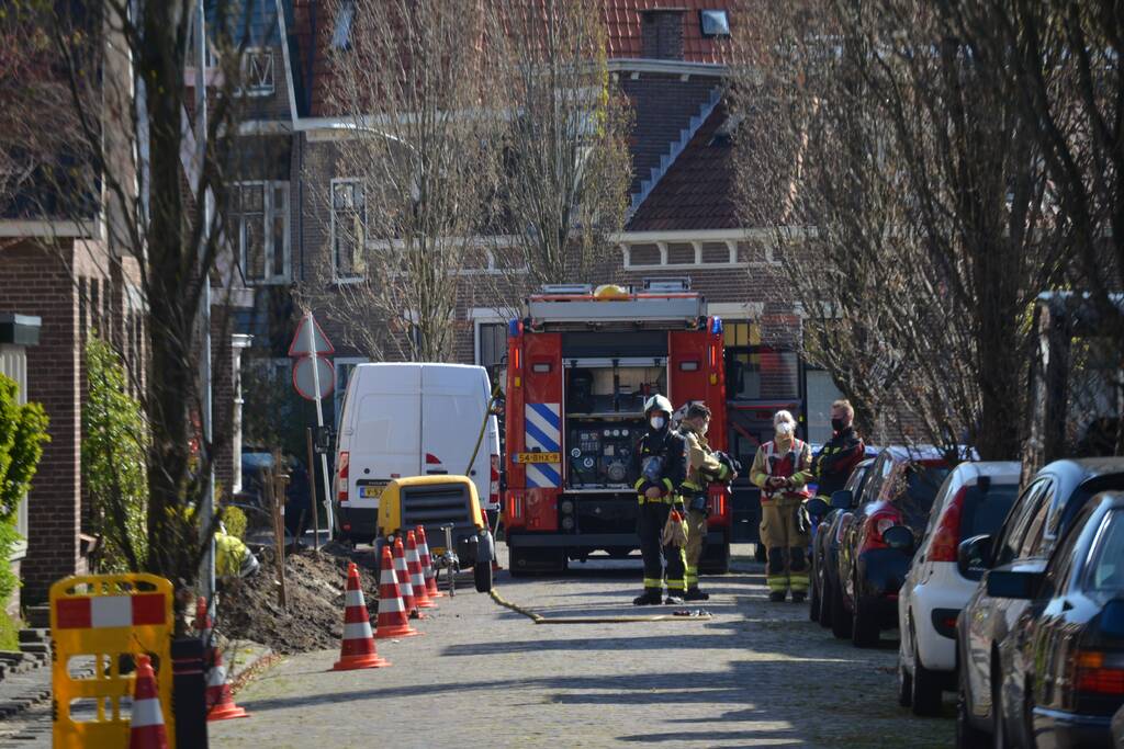 Gaslekkage ontstaan bij graafwerkzaamheden
