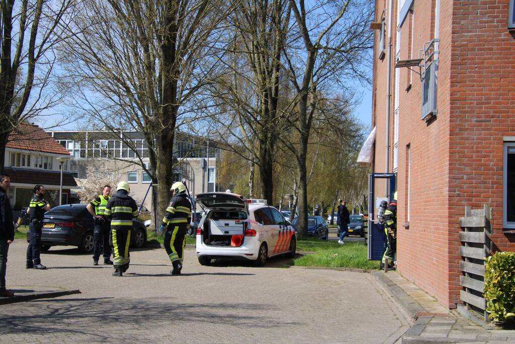 Brandweer vindt overleden persoon na gaslekkage