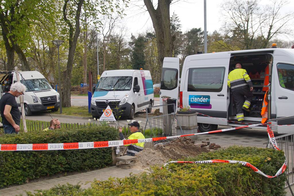 Gaslekkage op terras horecagelegenheid