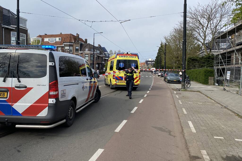 Zwaargewonde bij ongeval op tramspoor