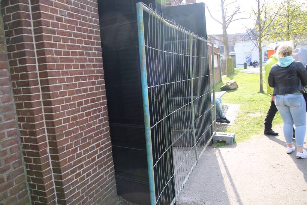 Gemeente plaats hekken bij Prinsentuin