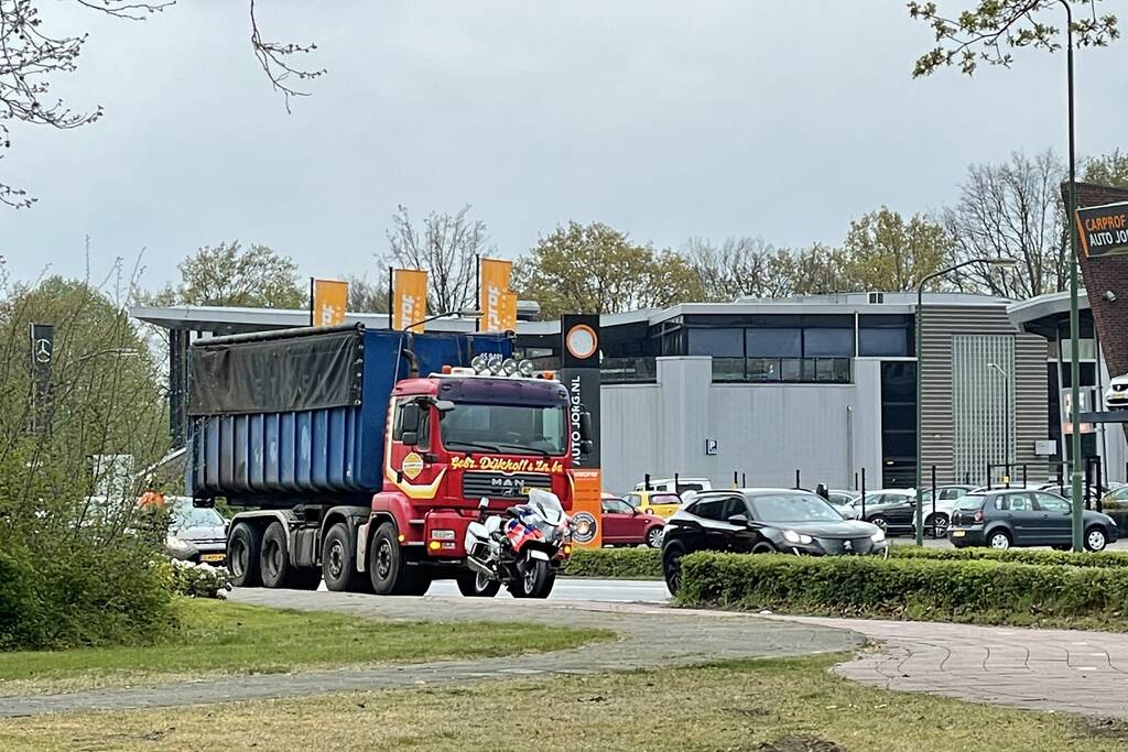 Grote politiecontrole op parkeerplaats