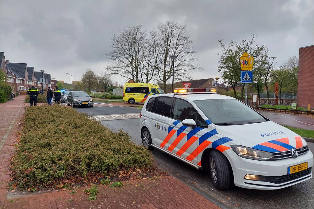 Fietsster aangereden door personenauto