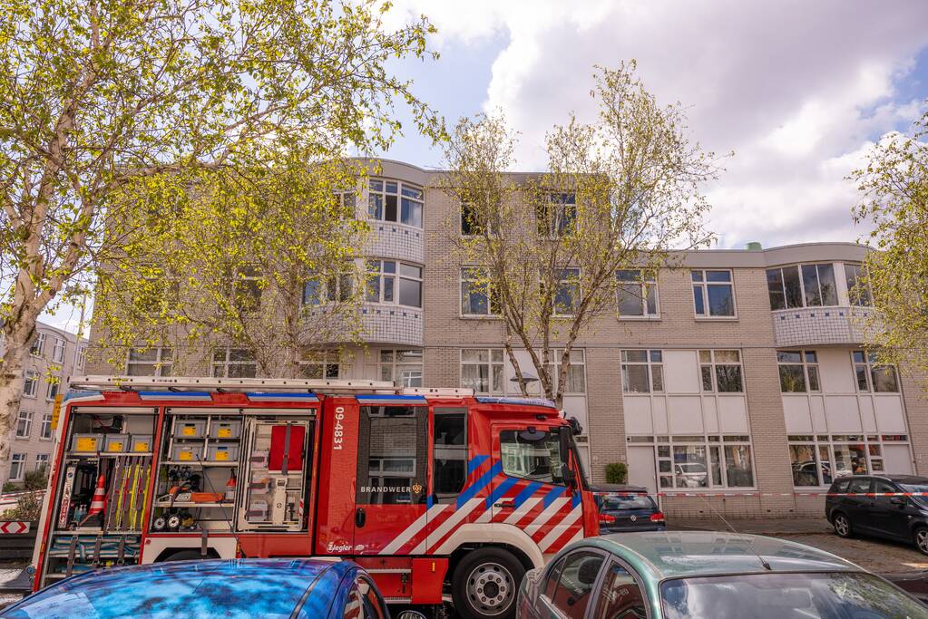 Veel schade na brand in appartement