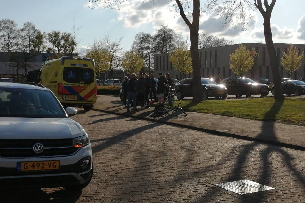 Persoon gewond door val