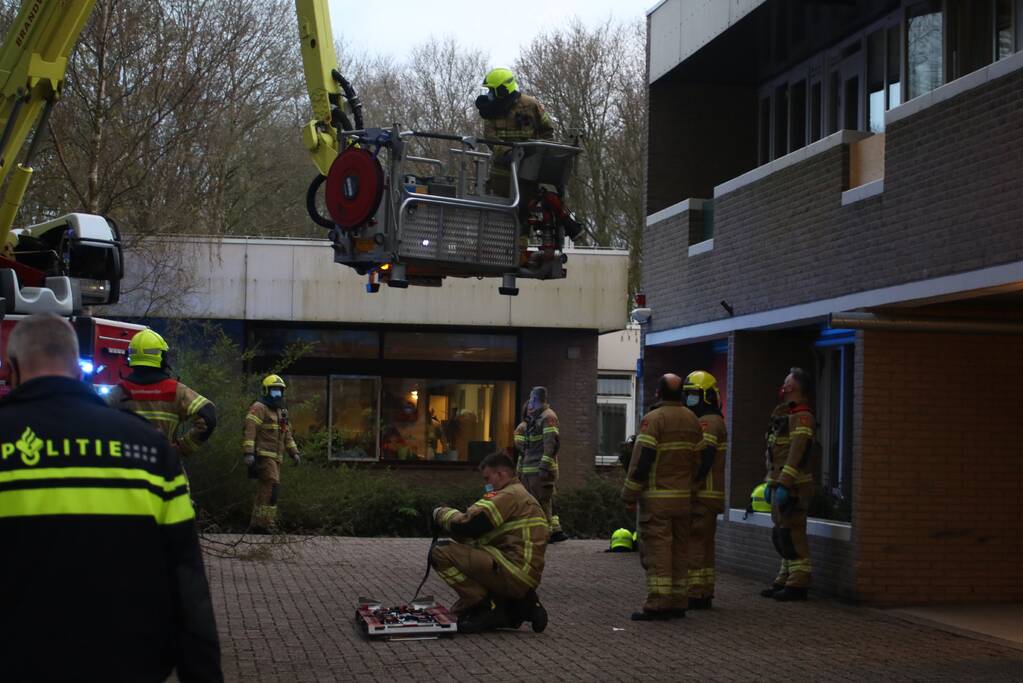 Traumahelikopter landt voor incident