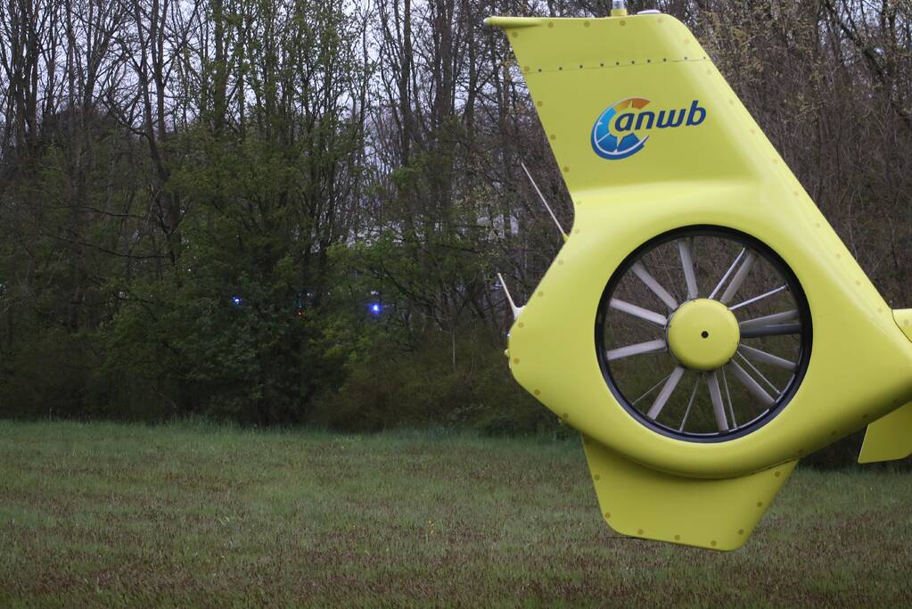 Traumahelikopter landt voor incident