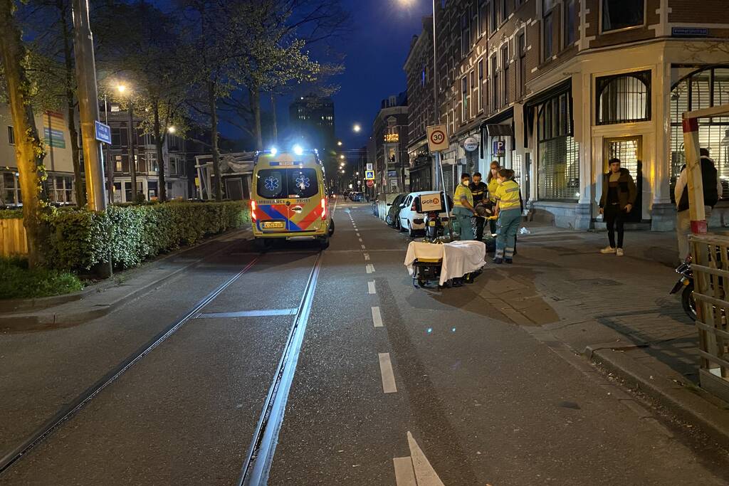 Scooterrijder gewond bij eenzijdig verkeersongeval