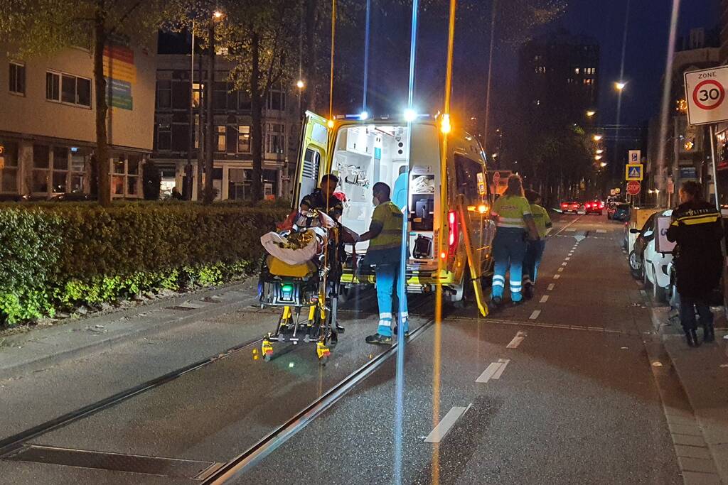 Scooterrijder gewond bij eenzijdig verkeersongeval