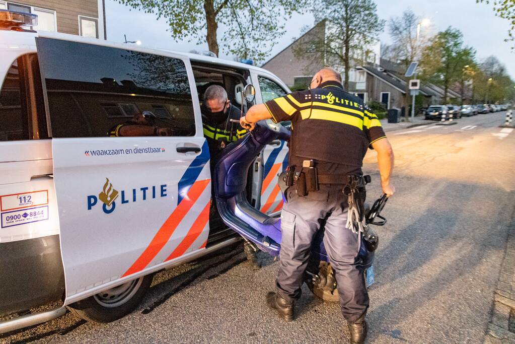 Scooterrijder gewond bij verkeersongeval