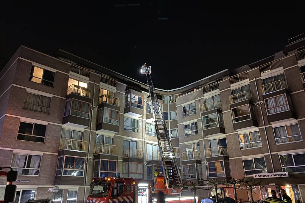 Uitslaande brand in studentenhuis