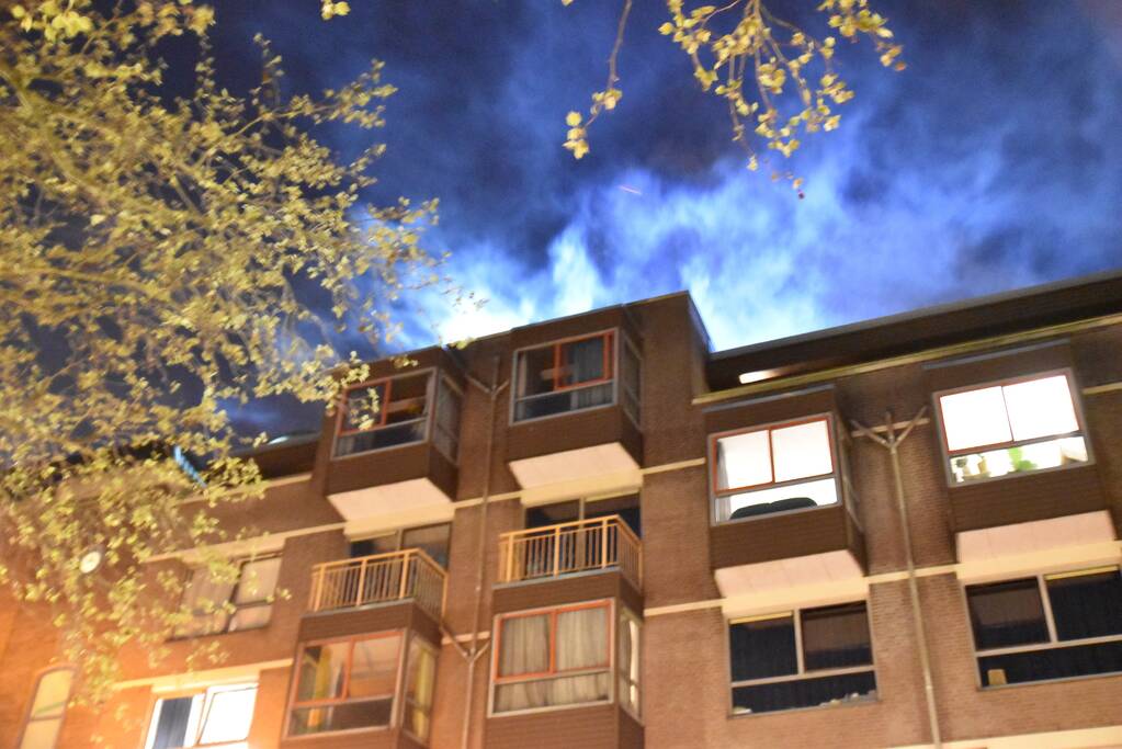 Uitslaande brand in studentenhuis