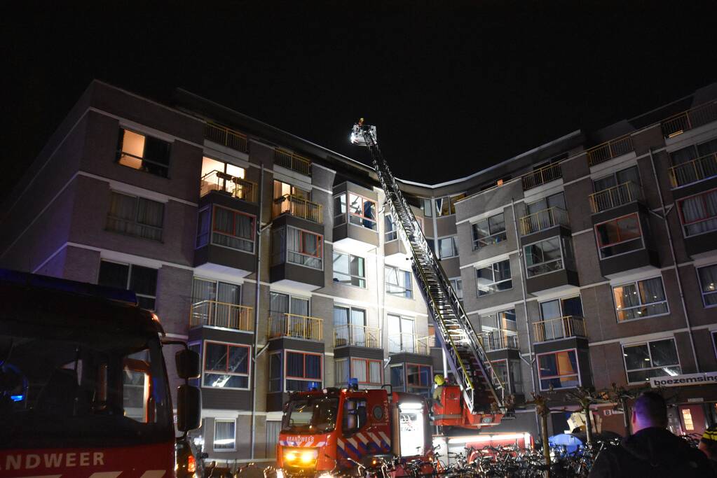 Uitslaande brand in studentenhuis