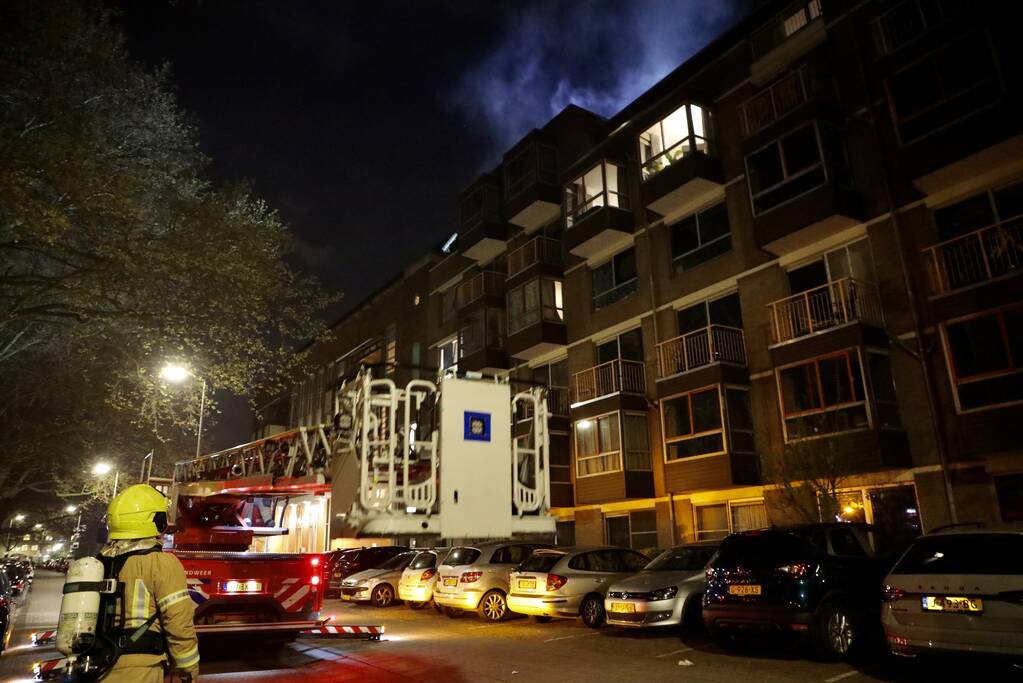 Uitslaande brand in studentenhuis