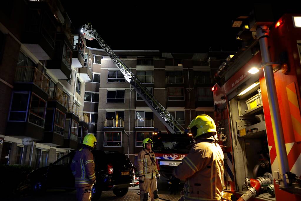 Uitslaande brand in studentenhuis