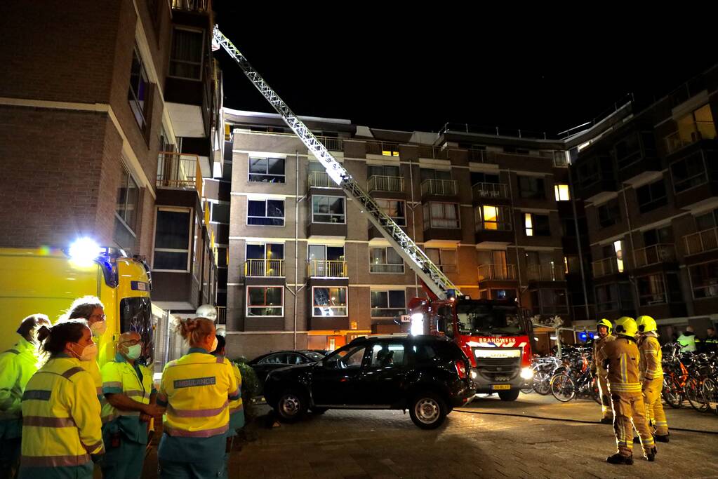 Uitslaande brand in studentenhuis