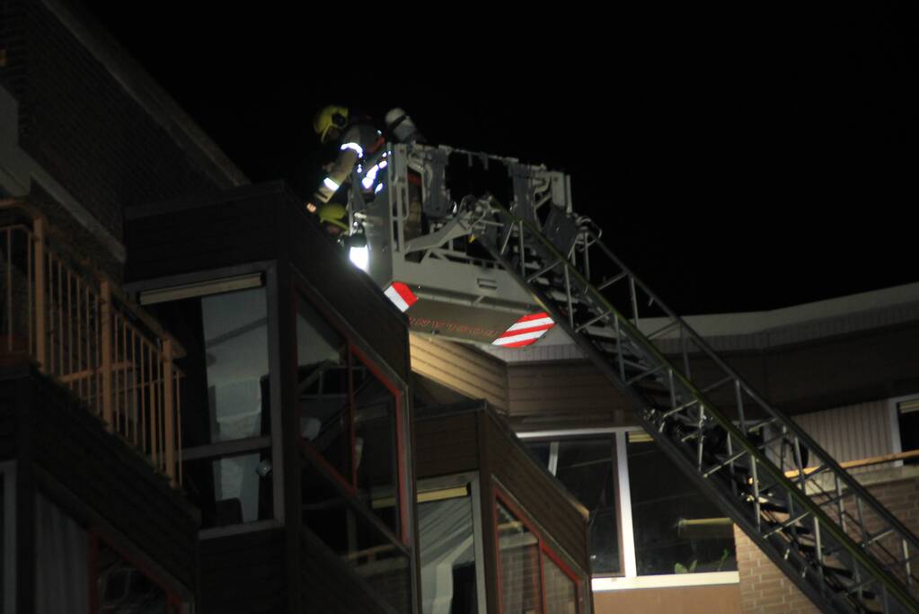 Uitslaande brand in studentenhuis