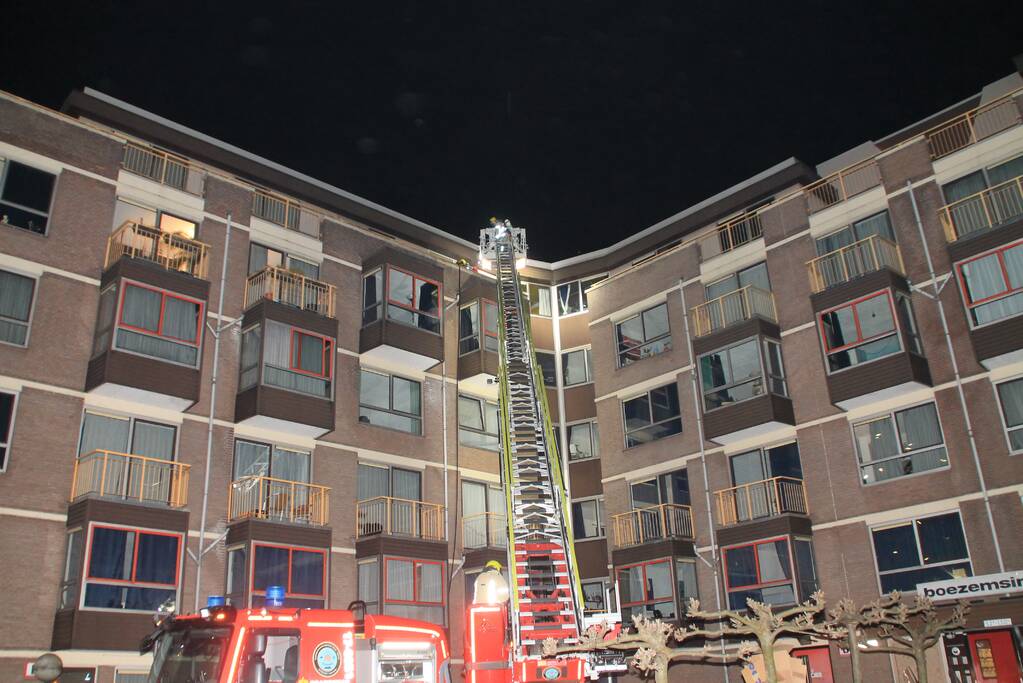 Uitslaande brand in studentenhuis