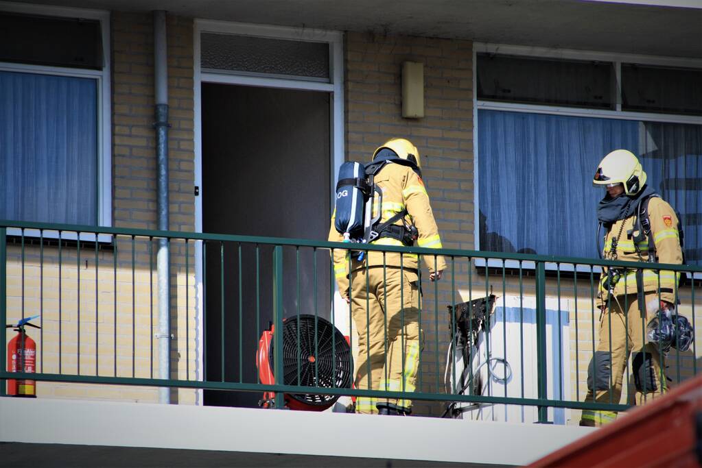 Woningbrand veroorzaakt door wasdroger