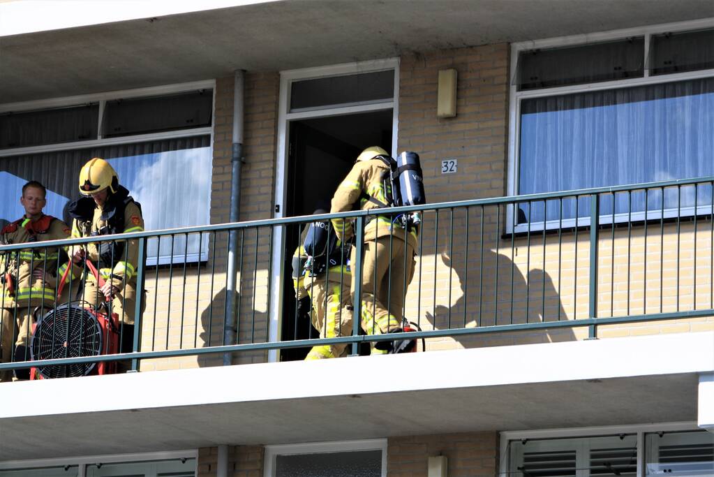 Woningbrand veroorzaakt door wasdroger