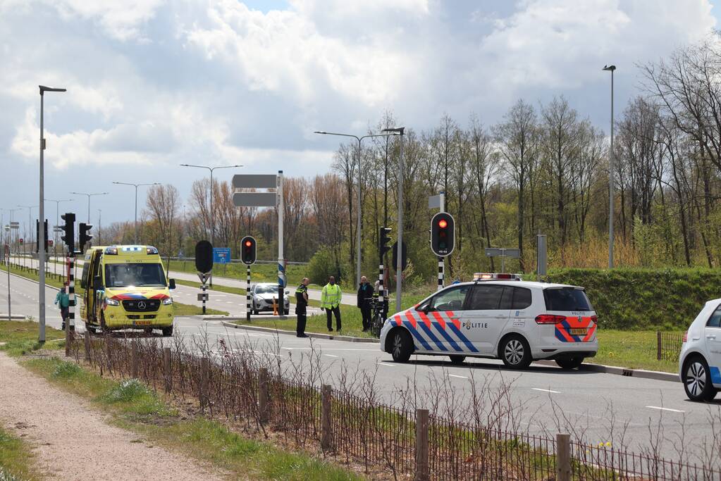 Ongeval tussen dienstvoertuig en fiets
