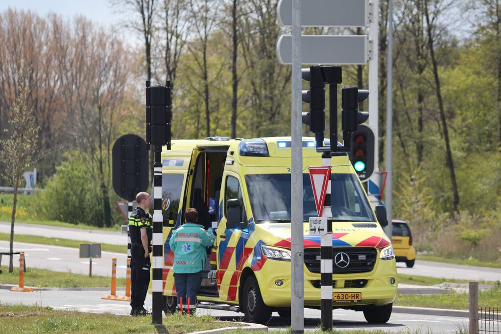 Ongeval tussen dienstvoertuig en fiets