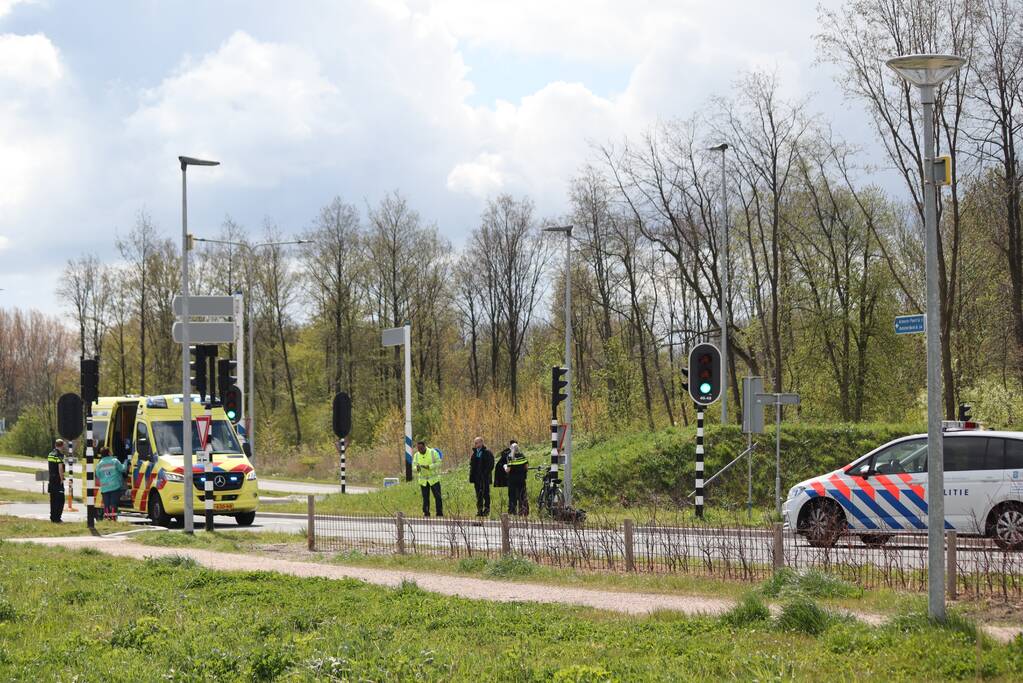 Ongeval tussen dienstvoertuig en fiets