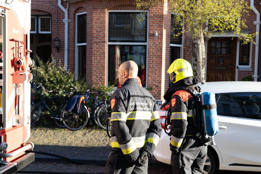 Schoorsteenbrand snel onder controle
