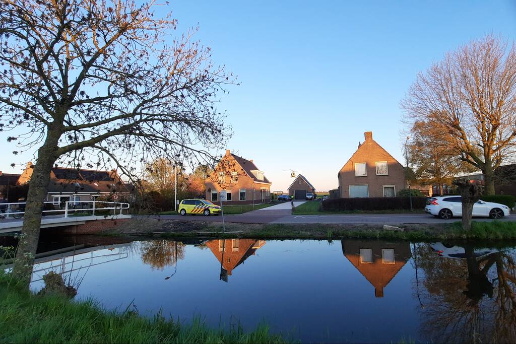 Traumahelkopter landt voor incident met kind