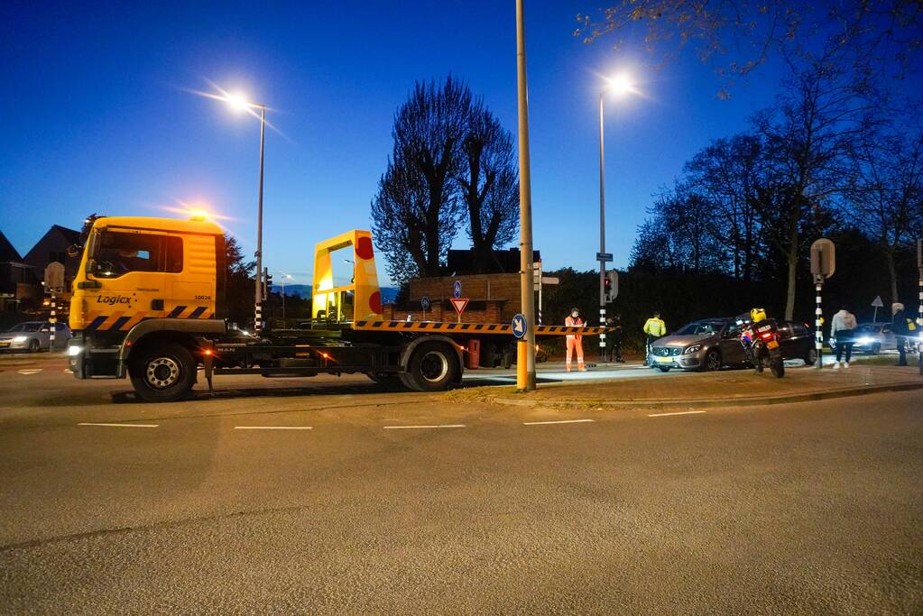 Veel schade bij kop-staartbotsing