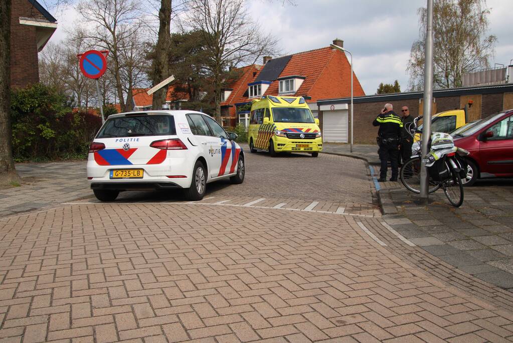 Fietser in botsing met auto