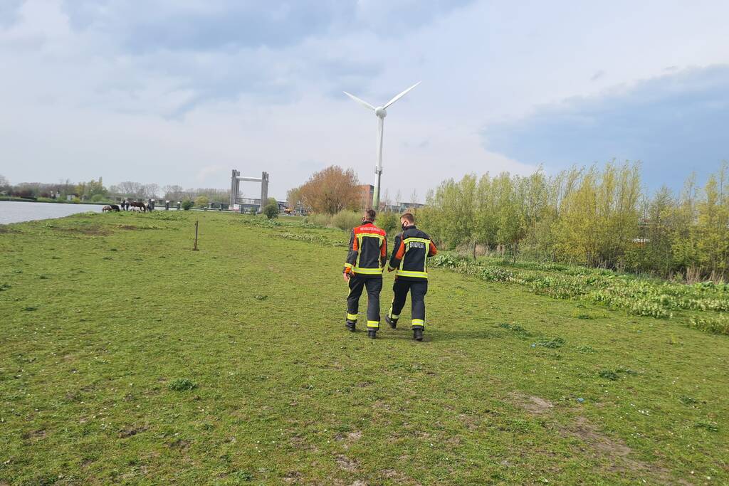 Brandweer heeft handen vol door reddingsactie
