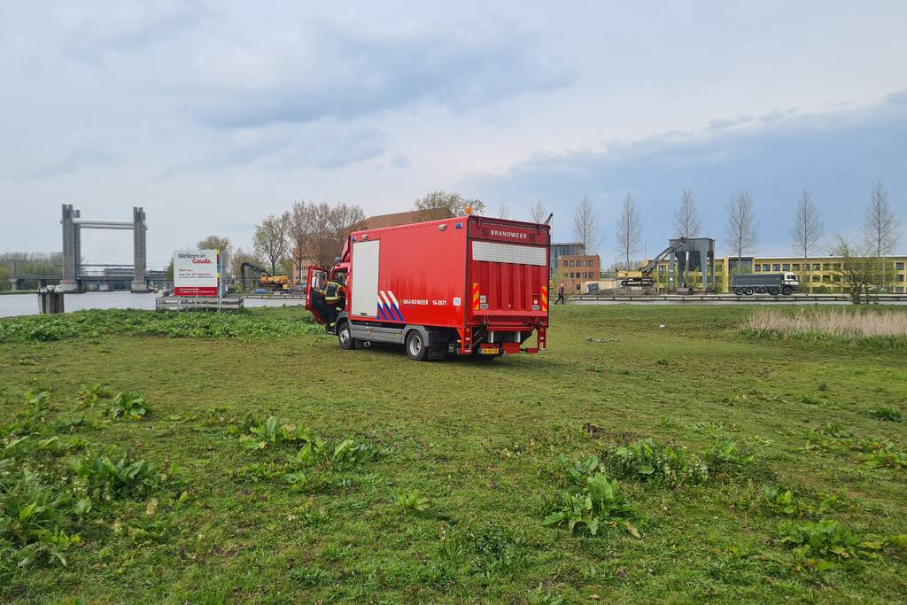 Brandweer heeft handen vol door reddingsactie