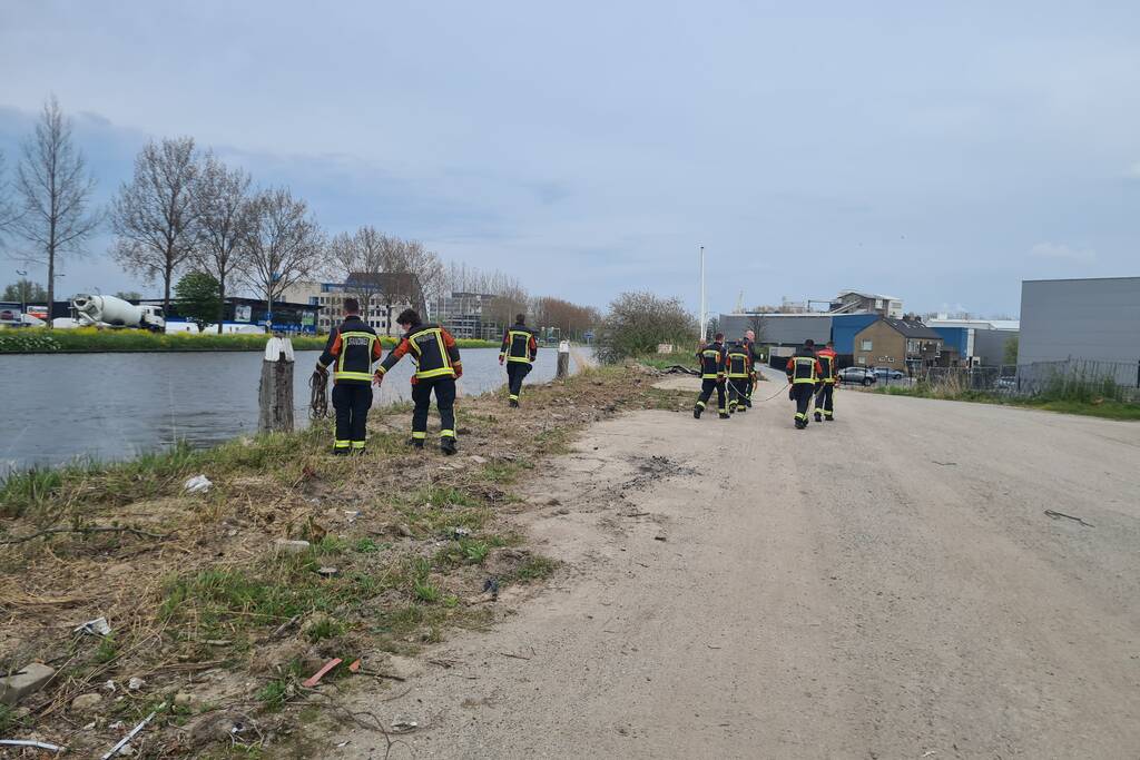Brandweer heeft handen vol door reddingsactie