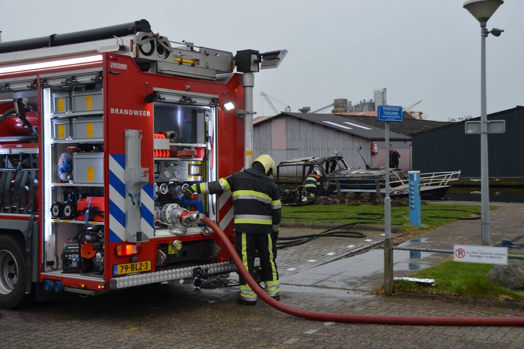 Bewoners van boot gewond door explosie