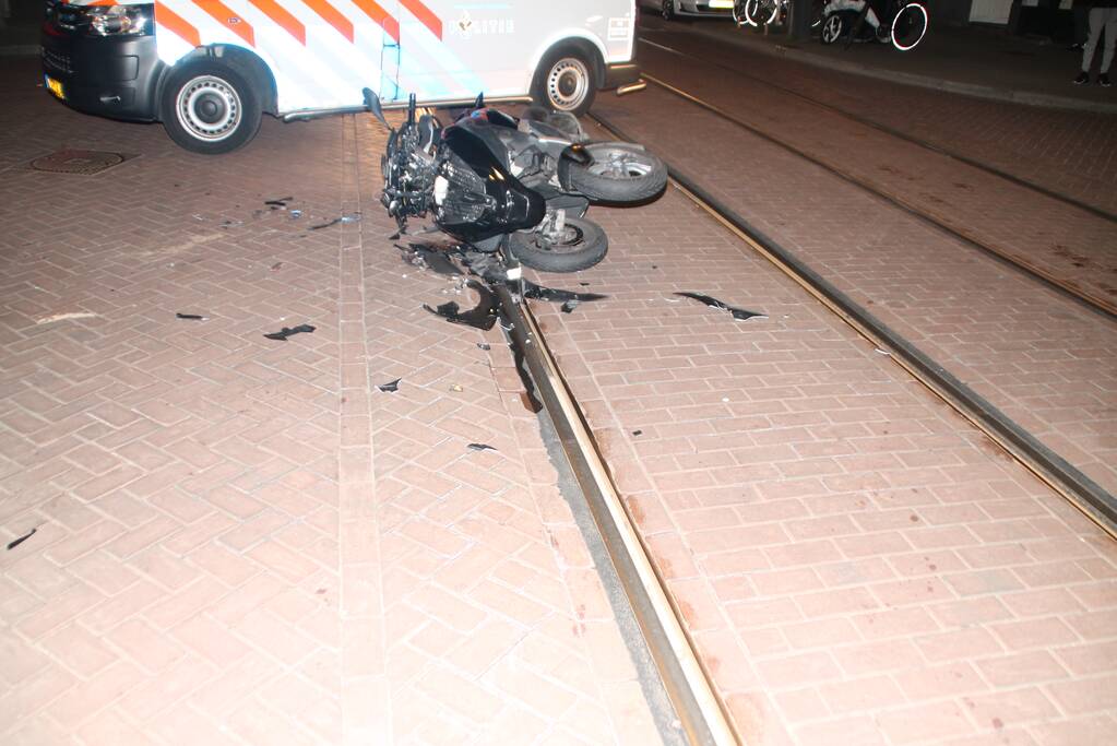 MP3 rijder gewond bij ongeval