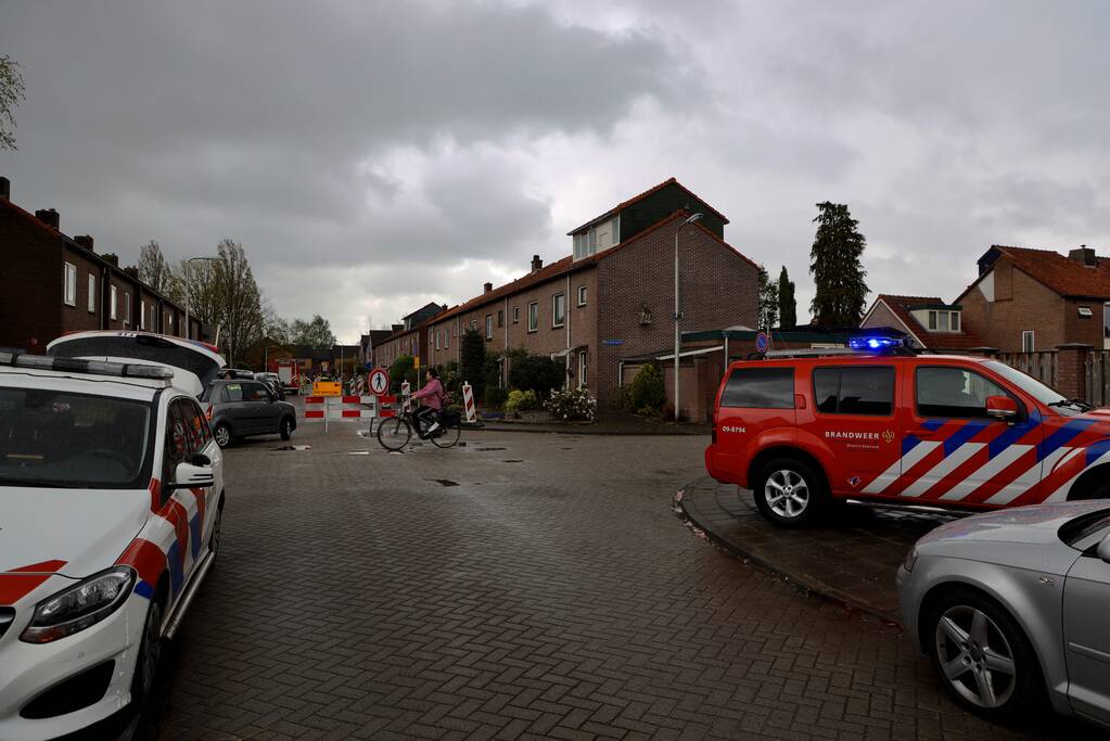 Onderzoek naar gaslekkage in wegdek