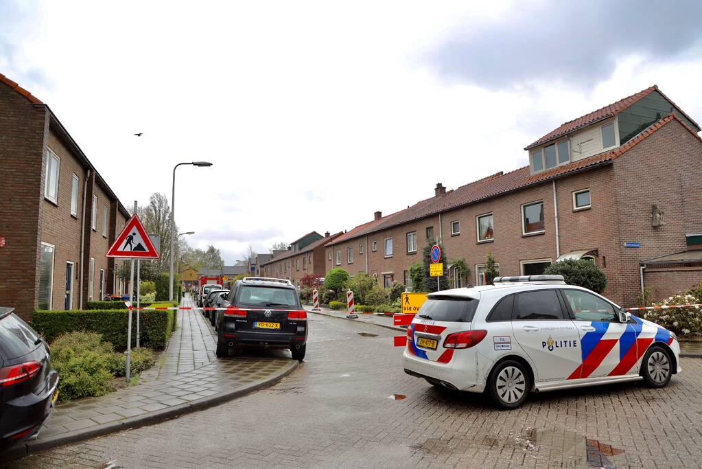 Onderzoek naar gaslekkage in wegdek