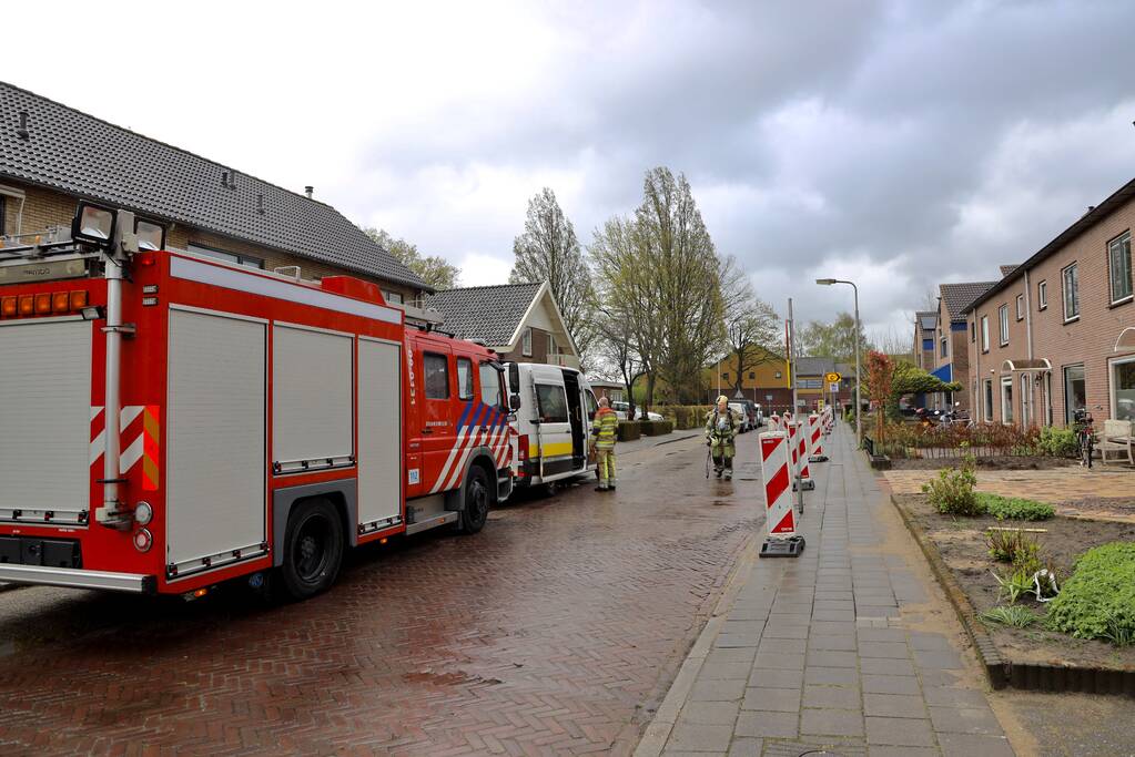 Onderzoek naar gaslekkage in wegdek