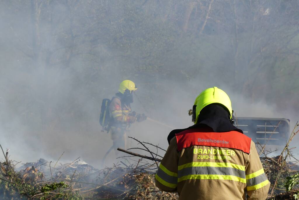 Caravan volledig uitgebrand