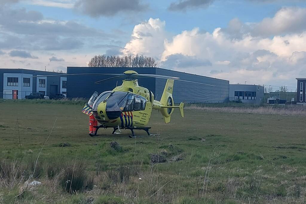 Inzet hulpdiensten bij distributiecentrum Albert Heijn