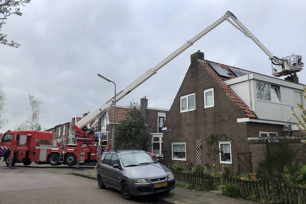 Schoorsteenbrand snel onder controle