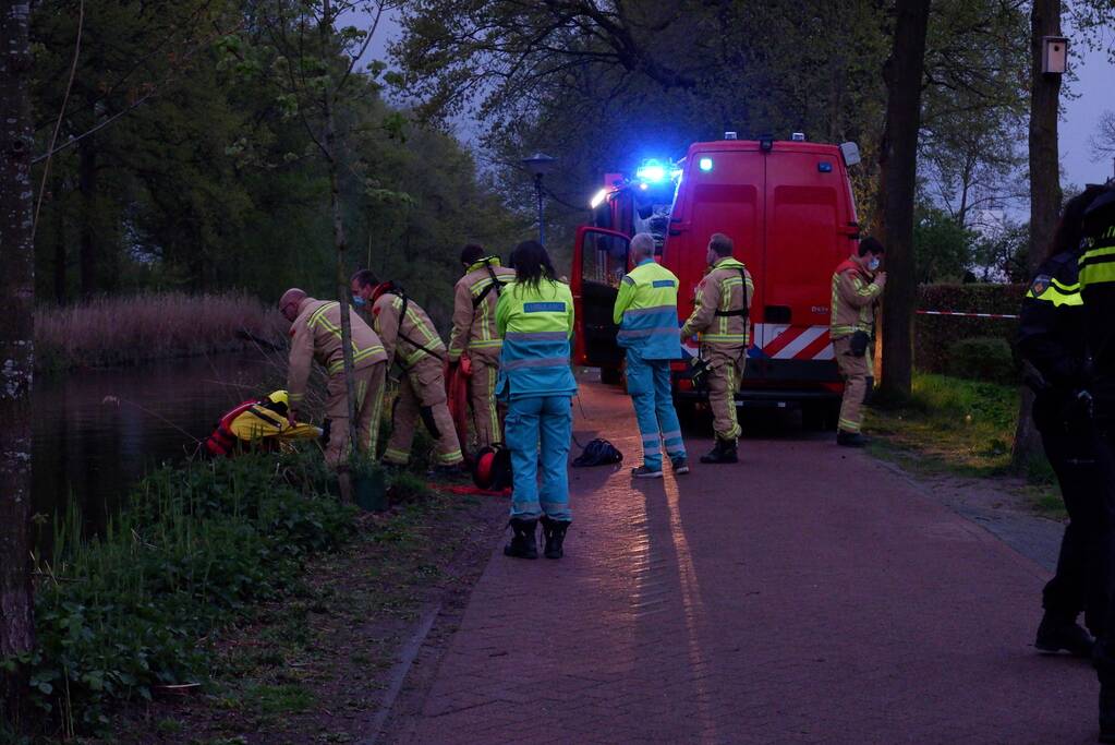 Auto in kanaal gedumpt na woningoverval