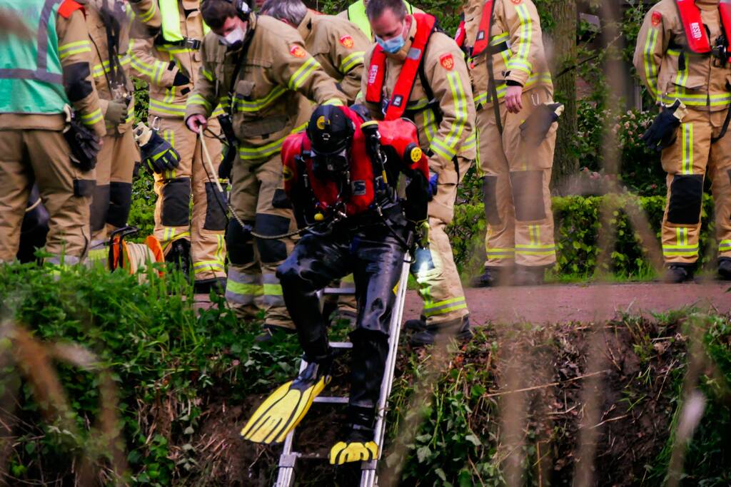 Auto in kanaal gedumpt na woningoverval