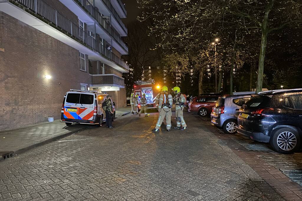 Brand in woning snel geblust