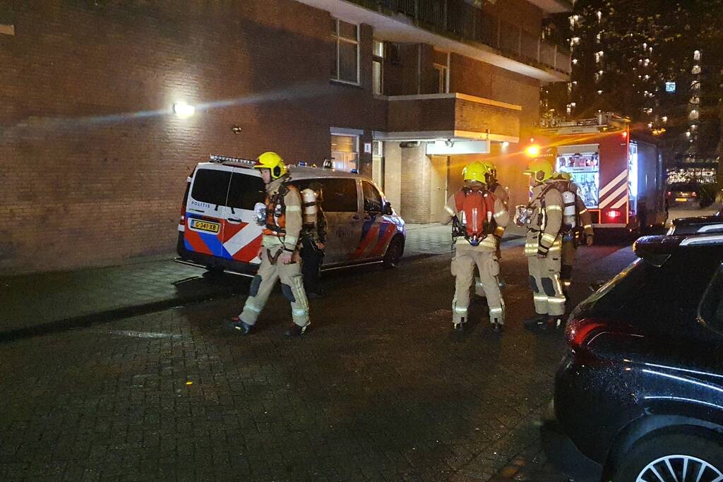 Brand in woning snel geblust