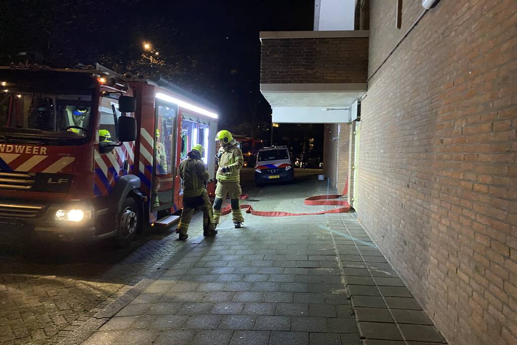 Brand in woning snel geblust