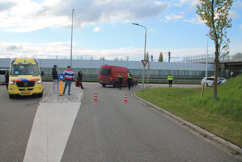 Gewonden bij ongeval met bestelbus