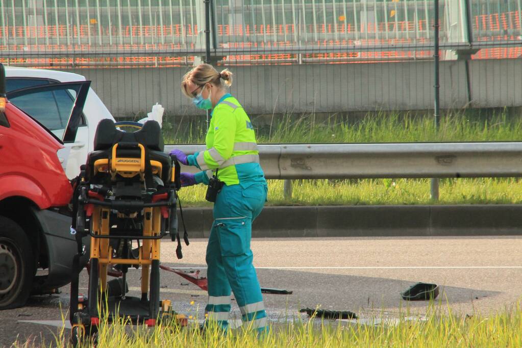 Gewonden bij ongeval met bestelbus